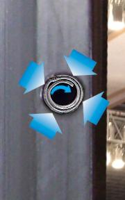 Flexibility of the Coiled Pin during and after installation eliminates the risk of catastrophic failure due to hole damage or fatigue.